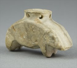 Amulet of a Hippopotamus, Egypt, Predynastic Period, Naqada II-III (about 3500-3000 BCE). Creator: Unknown.