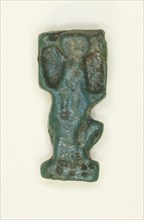 Amulet of the God Shu, Egypt, New Kingdom-Late Period, Dynasties 18-31 (about 1550-332 BCE). Creator: Unknown.