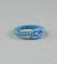 Ring: Ramesses (II), Beloved of Amun, Egypt, New Kingdom, Dynasty 19, reign of Ramesses II... Creator: Unknown.