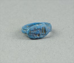 Ring: Ramesses (II), Beloved of Amun, Egypt, New Kingdom, Dynasty 19, reign of Ramesses II... Creator: Unknown.