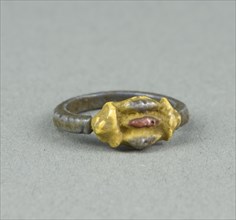 Ring: with Inlaid Openwork Bezel, Egypt, New Kingdom, Dynasty 18 (about 1350 BCE). Creator: Unknown.