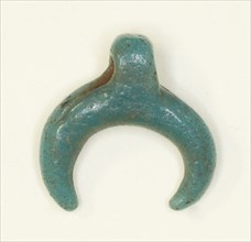 Amulet of the Lunar Crescent, Egypt, New Kingdom-Roman Period (about 16th century BCE-4th cent... Creator: Unknown.