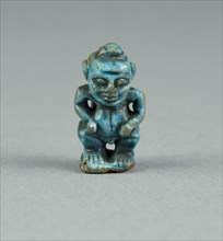 Amulet of the God Pataikos, Egypt, Third Intermediate Period-Late Period, Dynasties 25-31 (abt 747-. Creator: Unknown.