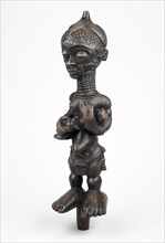 Mother-and-Child Figure (Bwanga bwa Chibola), Democratic Republic of the Congo, Mid-late 19th cent. Creator: Unknown.