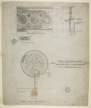 Addition and Alterations, Standard Club , Chicago, Illinois, Details, 1892. Creator: Adler & Sullivan.