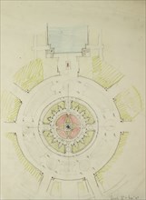 Potomac Round Point, Washington D.C., Plan Sketch, 1909. Creator: Daniel Burnham.