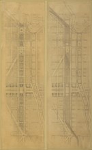 Plate 79 (2 Drawings) from The Plan of Chicago, 1909: Suggested Location and Arrangement of the... Creator: Daniel Burnham.