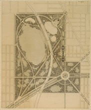 Plan of Chicago, Plate 63, Plan of a Proposed Park, 1909. Creator: Daniel Burnham.