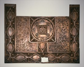 Chicago Stock Exchange Building: Kick Plate from Front Entrance, 1894. Creator: Louis Sullivan.
