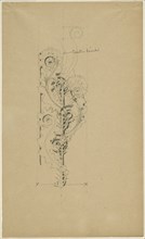McVickers Theater: Sketch for Untitled Ornamental Band, c. 1883-1891. Creator: Louis Sullivan.
