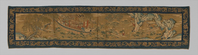 Valance, China, Qing dynasty (1644-1911), 1875/1900. Creator: Unknown.