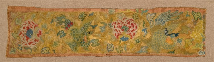 Fragment, China, Yüan dynasty (1279-1368), 14th century. Creator: Unknown.