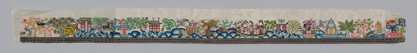 Border (from Woman's Garment), China, 1875/1900. Creator: Unknown.
