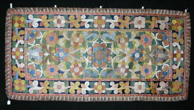 Valance, China, Qing dynasty (1644-1911), c. 1700. Creator: Unknown.