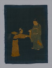 Panel piece, China, Qing dynasty (1644-1911), 1800/50. Creator: Unknown.