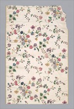 Length of Painted Silk, China, Qing dynasty (1644-1911), 1740-60. Creator: Unknown.