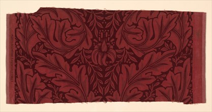 Acanthus (Formerly a Furnishing Textile) from the John J. Glessner House, Chicago, 1876. Creator: William Morris.