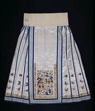 Woman's Qun (Semiformal Domestic Skirt), China, Qing dynasty (1644-1911), 1870/90. Creator: Unknown.