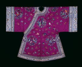 Woman's Ao (Short Robe), China, Qing dynasty (1644-1911), 1870/90. Creator: Unknown.