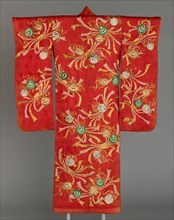 Uchikake, Japan, Edo period (1615-1868), 1775/1800. Creator: Unknown.