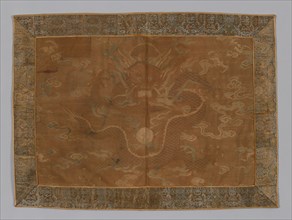 Panel (Former Fragment of Man's Coat), China, Qing dynasty(1644-1911), 1700/35. Creator: Unknown.