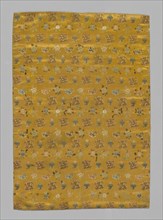 Panel (Furnishing Fabric), China, Qing dynasty(1644-1911), 1800/50. Creator: Unknown.