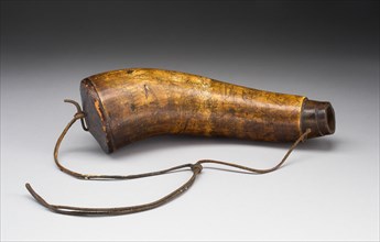 Powder Horn, c. 1775. Creator: Unknown.