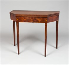 Card Table, c. 1790. Creator: Unknown.