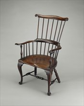 High-Back Windsor Chair, c. 1760. Creator: Unknown.