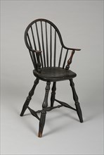 Windsor High Chair, 1790/1800. Creator: Unknown.