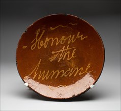 Plate, 1790/1850. Creator: Unknown.