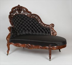 Couch, 1850/65. Creator: Unknown.