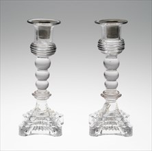 Pair of Candlesticks, 1830/40. Creator: Unknown.