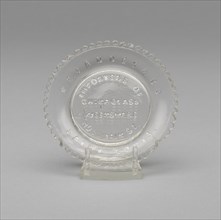 Cup plate, c. 1850. Creator: Unknown.