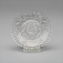 Cup plate, c. 1844. Creator: Unknown.
