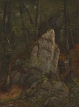 Study of Rocks in Pearson's Ravine, mid-1850s. Creator: Asher Brown Durand.