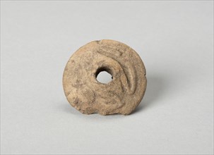 Ear Ornament or Spindle Whorl with Modeled Frog Motifs, A.D. 1450/1521. Creator: Unknown.