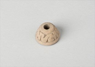 Ear Ornament or Spindle Whorl with Modeled Design, A.D. 1450/1521. Creator: Unknown.
