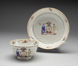 Tea Bowl and Saucer, 1790/1800. Creator: Unknown.