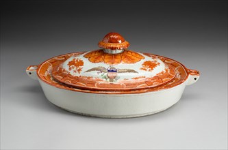 Hot Water Dish with Cover, 1800/1900. Creator: Unknown.