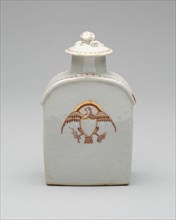 Tea Caddy with Cover, c. 1795. Creator: Unknown.
