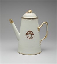 Coffee Pot with Cover, c. 1795. Creator: Unknown.