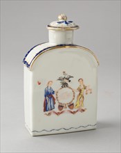 Tea caddy, 1790/1800. Creator: Unknown.
