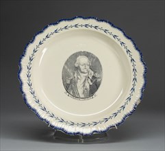 Plate, c. 1790. Creator: Unknown.