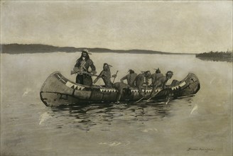 This Was a Fatal Embarkation, 1898. Creator: Frederic Remington.