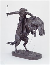The Bronco Buster, Modeled 1895, cast 1899. Creator: Frederic Remington.
