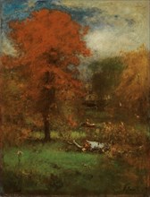 The Mill Pond, 1889. Creator: George Inness.