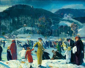 Love of Winter, 1914. Creator: George Wesley Bellows.