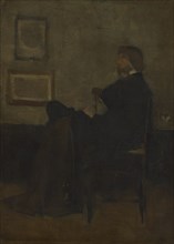 Study for "Arrangement in Grey and Black, No. 2: Portrait of Thomas Carlyle", 1872/73. Creator: James Abbott McNeill Whistler.
