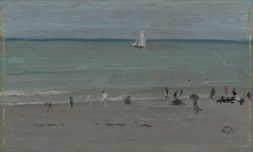 Coast Scene, Bathers, 1884/85. Creator: James Abbott McNeill Whistler.